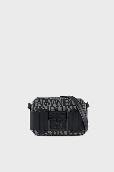 Armani Exchange Koyu Gri Kadın 25x20x10 cm Çapraz Çanta 9426993F74200850