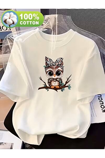 yombaa Μπλουζάκι με στάμπα. Κοντομάνικο καλοκαιρινό & ανοιξιάτικο casual τοπ,...