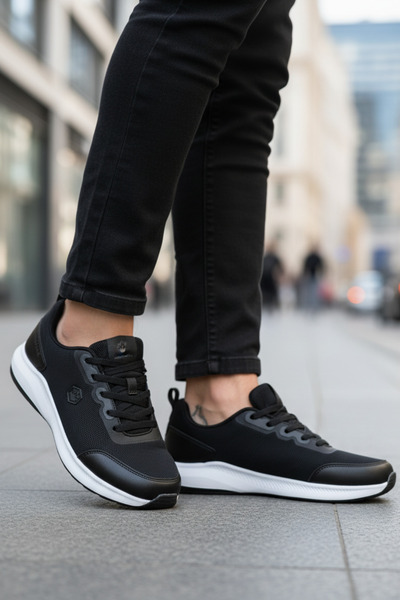 lumberjack MR-2514 Μαύρα Unisex Άνετα Καθημερινά Αθλητικά Παπούτσια