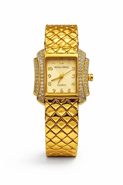 SHADOW ROYAL FORCE AURELIA LUXE Women’s Luxury Watch Gold Stainless Steel Str...