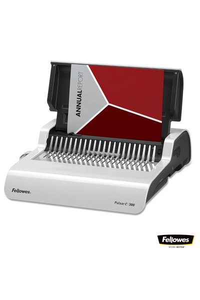 Fellowes Aparat de legat electric, diametru spirală 38 mm, capacitate de lega...