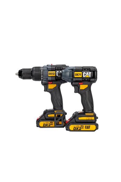 Cat Σετ κρουστικού δραπανοκατσάβιδου (65Nm) (0-500/0-2000RPM) + κρουστικό κατ...