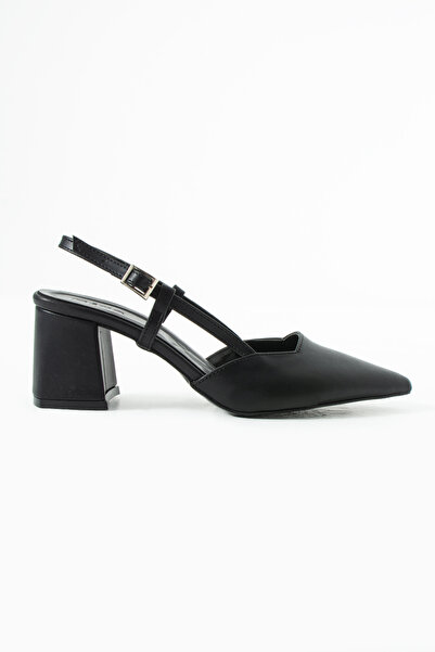 Sira Official Aurelia Black Open Back Evening Dress Heeled Shoes
