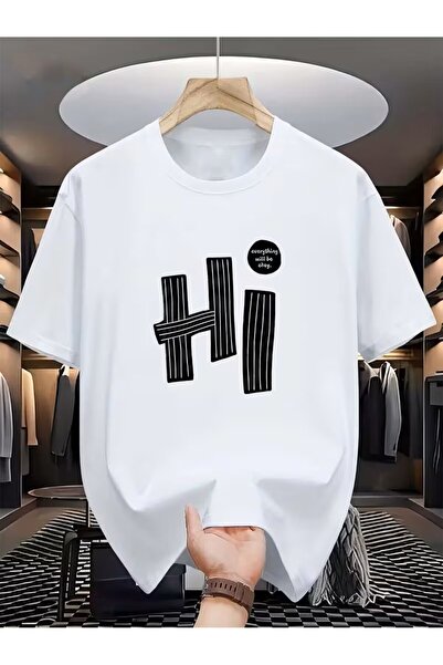 oneagılyazı Μπλουζάκι με στάμπα. Κοντομάνικο καλοκαιρινό & ανοιξιάτικο casual...