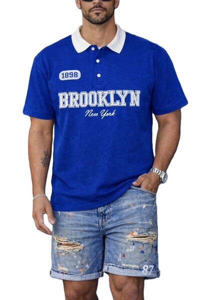 Casa Shop Tricou bărbătesc – Albastru, aspect modern și relaxat, Casa Shop, M...