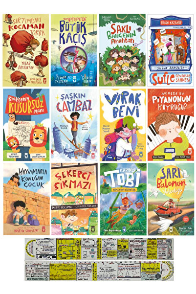 Timaş Çocuk 8+ Yaş Hikaye Set 12 Kitap/Sufle Severler+ Vırak Beni+Karınca Tob...