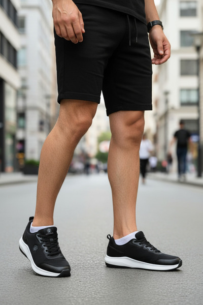 lumberjack MR-6221 Μαύρα Unisex Άνετα Καθημερινά Αθλητικά Παπούτσια