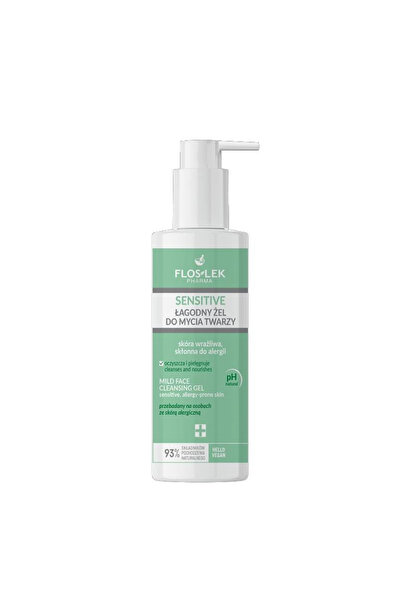 Floslek Face Cleansing Gel Dry&Sens175ml