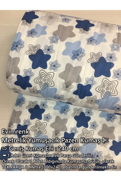 Renk Tekstil Desenli Pazen Yumuşacık Pamuk Metrelik Kumaş - Bebek - Nevresim ...