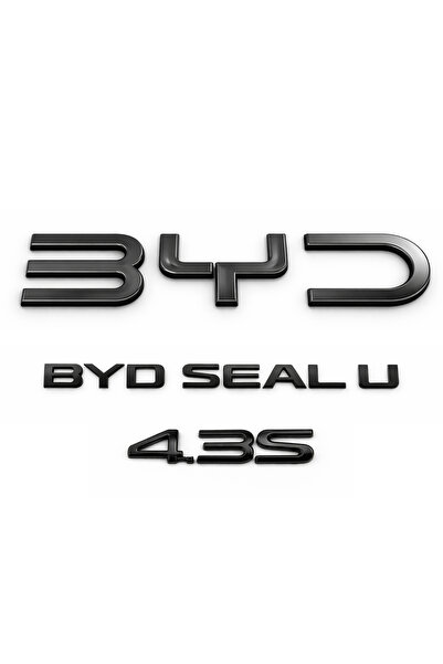 EDEXPORT مجموعة BYD SEAL U 4.3 S مكونة من 3 قطع من حروف لاصقة لصندوق السيارة ...