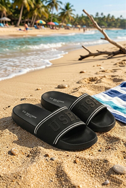 U.S. Polo Assn. Ανδρικές παντόφλες άνετης σόλας Hospital Sea Pool Beach