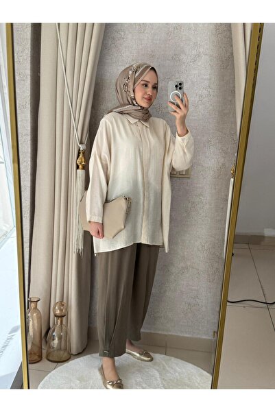 Sentez 5643 Titan Paça Pile Düğmeli Pantolon Haki