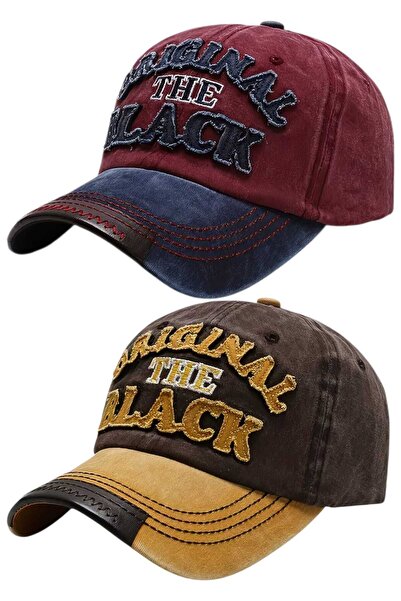 Mood Agenda Unisex Vintage Original Μαύρο Κεντημένο Ρυθμιζόμενο Καπέλο Μπέιζμ...