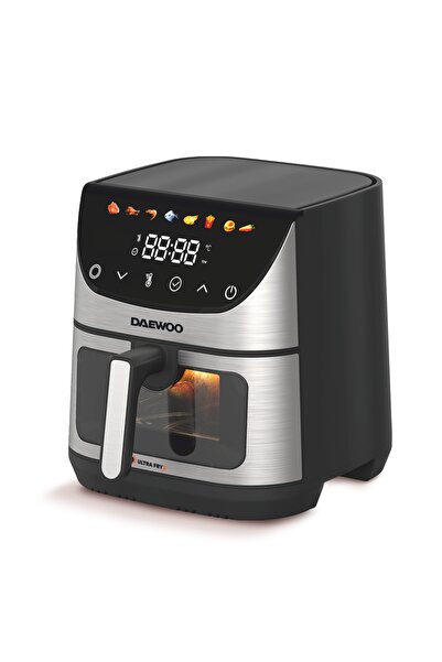 Daewoo φριτέζα ζεστού αέρα, μέγιστη ισχύς 1600 W, οθόνη LED, χωρητικότητα 6,5...