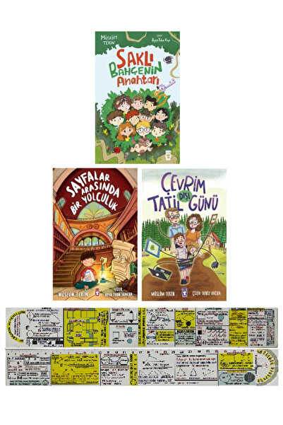 Timaş Çocuk Müslüm Tekin 3 Kitap Set/Saklı Bahçenin Anahtarı+Sayfalar Arasınd...
