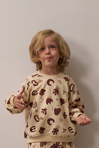 Oh La La Koala For Little Ones Bohemian Printed Children's Sweatshirt