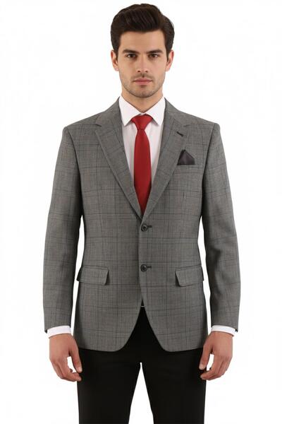 BRUEGEL Regular Fit Erkek Tek Ceket