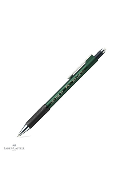 Faber Castell Creion mecanic Faber-Castell Grip 1345 verde, mină de 0.5mm, cu...