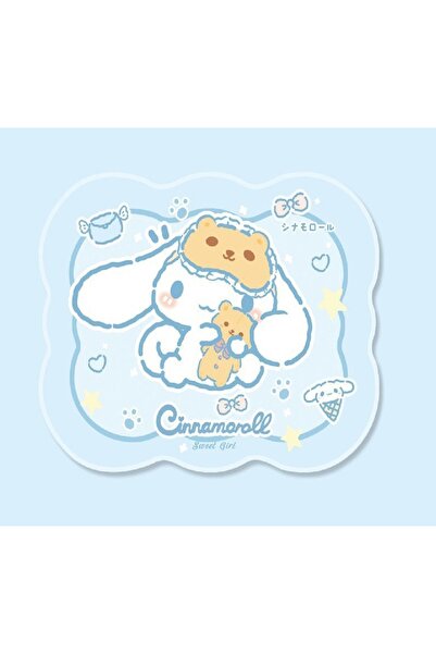 Markasekiz Sevimli Bulut Desenli Kaymaz Tabanlı Mouse Pad 168-141