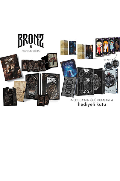 Guardian Kitap Bronz 5 Ölüm Tekli Hediyeli Kutulu ve Medusa'nın Ölü Kumları 4...