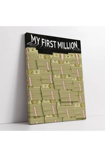 OEM Tablou canvas My first million