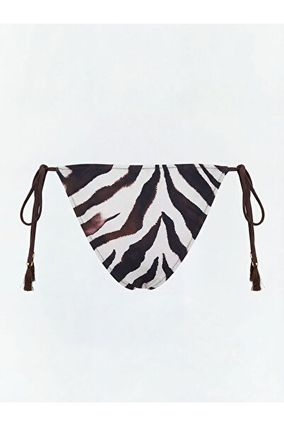LC Waikiki Bağlamalı Zebra Desenli Kadın Bikini Altı