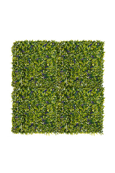 Q DECOR home&kids&garden Panou de plante artificiale LAVANDĂ, 50 x 50 cm, verde