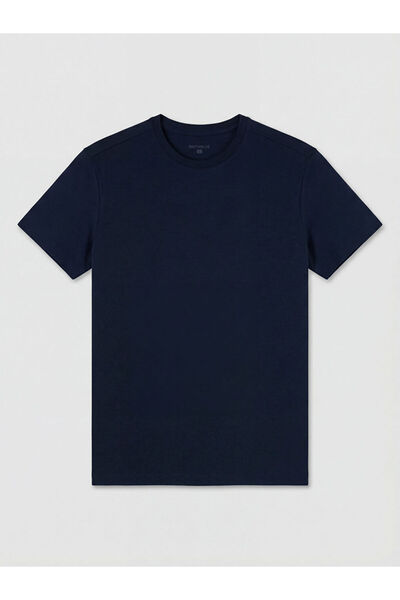 LC Waikiki Rmz Gi̇yi̇m Farkiyla Zero Roba Collar Men's T-Shirt