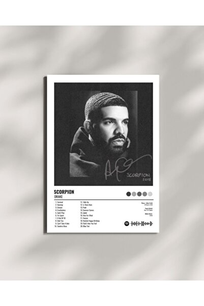 busana Drake Scorpion Albüm Kapak Poster