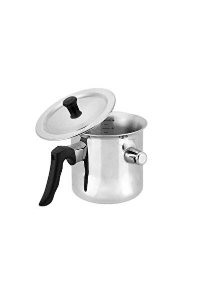 Kinghoff Oală pentru lapte, din oțel inoxidabil, cu capac, 13,5 cm, 1 litru