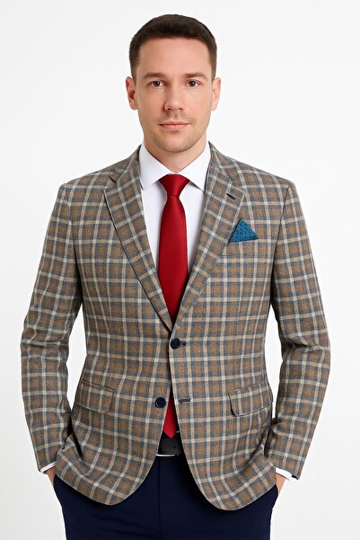 PİSERRO Erkek Tek Ceket Regular Fit