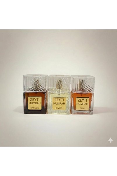 ZEYTI Set de 3 parfumuri arabe pentru bărbați – Colecția Humrah (100 ml x 3)