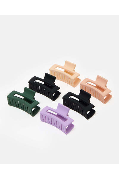 REDTAG Women Multicolour Hair Claw Set
