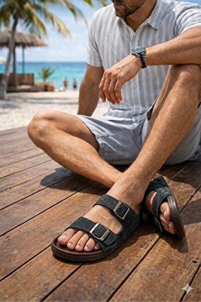 Witta unisex αντιολισθητική σόλα με διπλή πόρπη, καθημερινές παντόφλες παραλί...