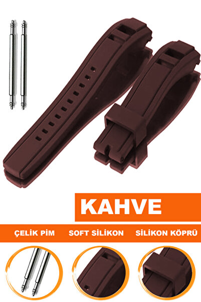 COBRA حزام ساعة من السيليكون متوافق مع ساعات Seiko Velatura III Kinetic S02SVY-K