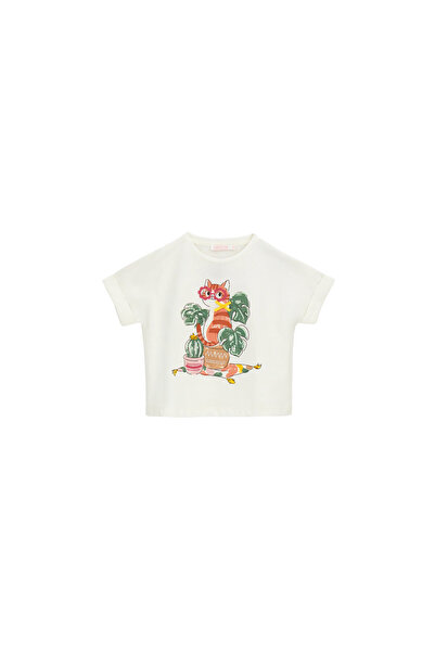 ORIGINAL MARINES Tricou de fată alb DFP3144CF