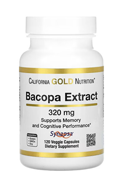 California Gold Nutrition Supplements, Bacopa Extract (Bacopa monnieri) 320 m...