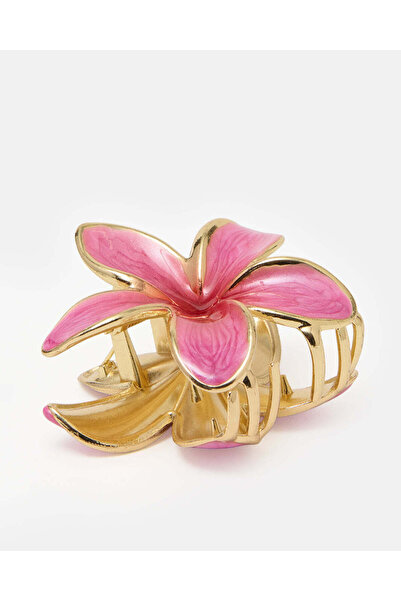 REDTAG Women Pink Flower Hair Claw