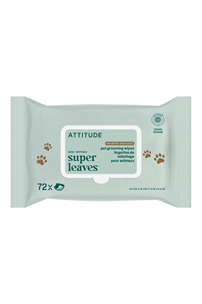Attitude super leaves - pets 99% water Wipes - Unscented