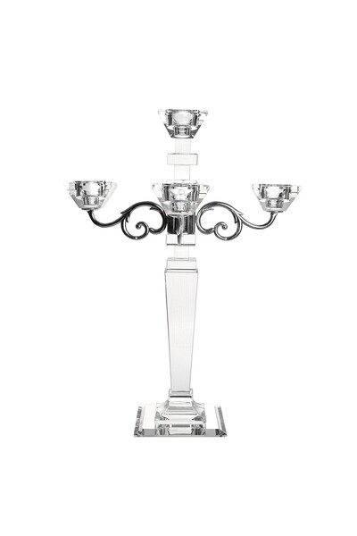 OEM Γυάλινο κηροπήγιο για 5 κεριά  "Brilliant "