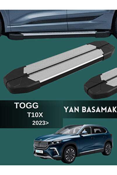 Yerli TOGG T10X 2023 MODEL VE ÜZERİ UYUMLU ARAÇ YAN BASAMAK