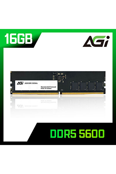 Agi 16GB DDR5 5600MHz 1.1v CL46 PC RAM Bellek (AGI560016UD238-ST)