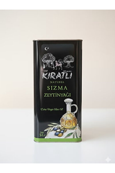 Saf Kıratlı Naturel Sızma Zeytinyağı 5 Lt