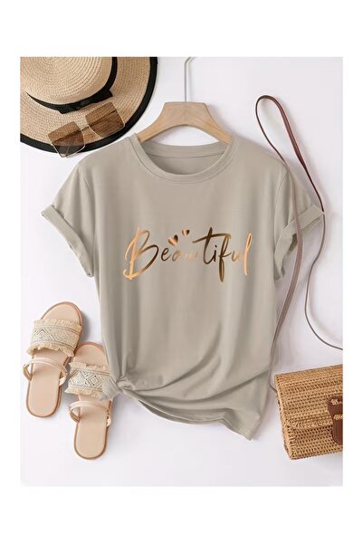 By Layina Beautiful Written Women's Oversize T-Shirt / T-Shirt