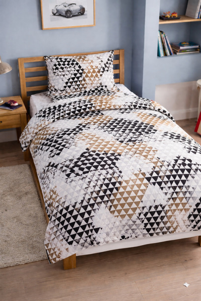 MUK's Σετ Μονό Παπλωματοθήκη 3 Τεμάχια 160x220 Παπλωματοθήκη 100x200 Σεντόνι ...