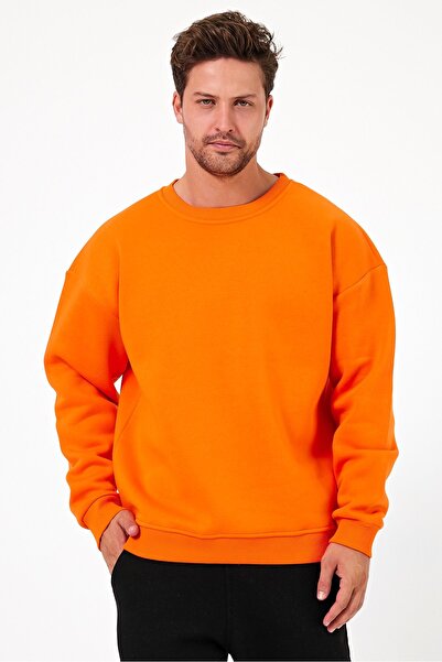 SEDİRLİ Unisex Unprinted Adult Sweatshirt Hooded 3 Thread Raster