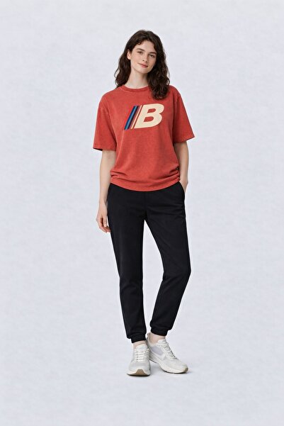 ZAVIXO - Tricou UNISEX antracit oversize cu efect spălăcit