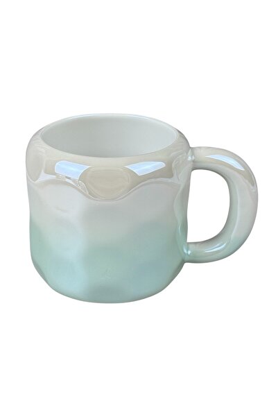 OEM Κεραμική κούπα "Πράσινη Διαβάθμιση", 400 ml