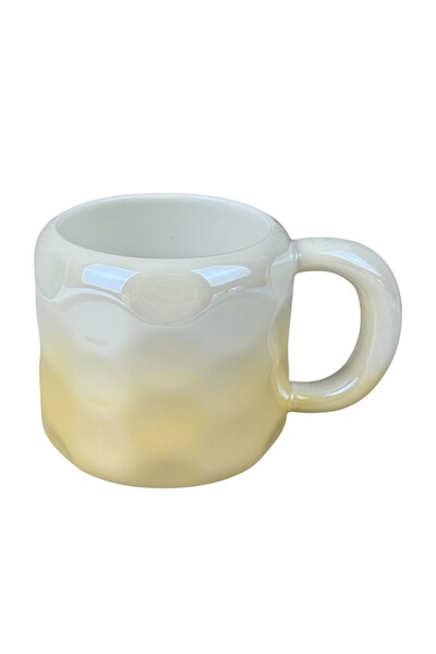 OEM Κεραμική κούπα  "Κίτρινη Διαβάθμιση ", 400 ml