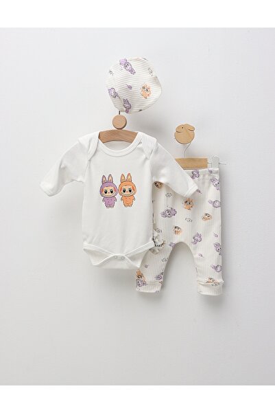 MiniKids La Bubu комплект от 3 части, лилаво-оранжев